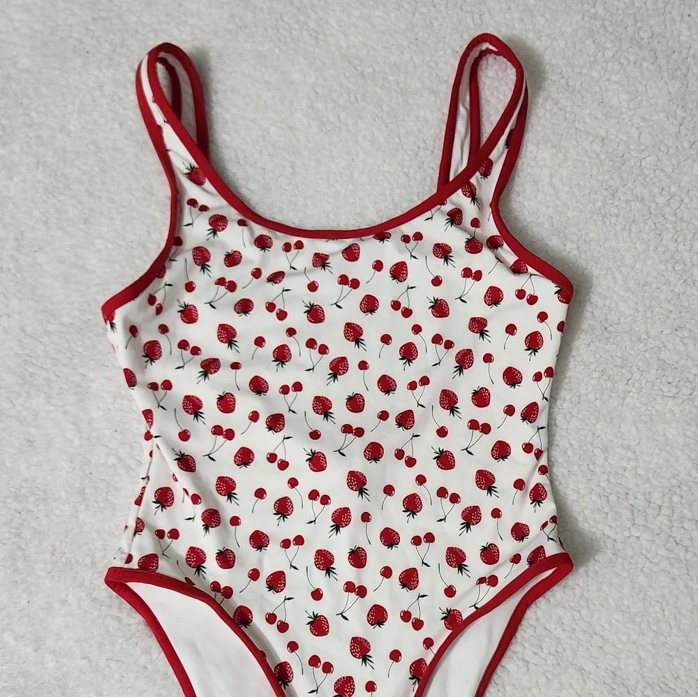 New!Frankies Bikini X Pink Marlow One‎ Piece Swimsuit